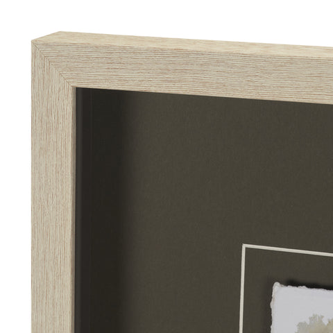 Timeless Vista Hand Embelished Textured Framed Artwork