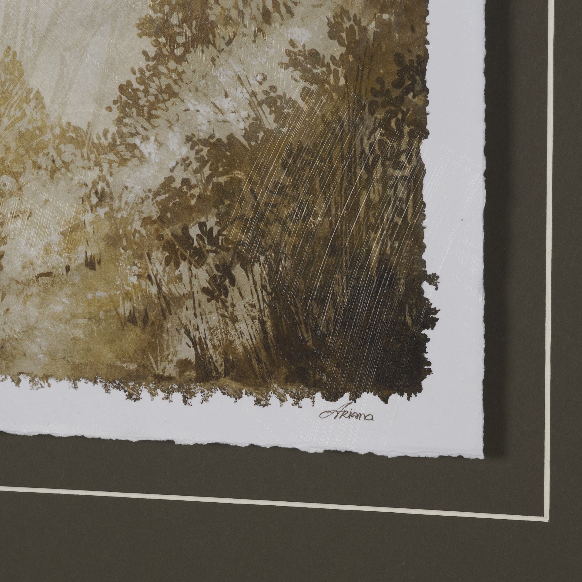 Timeless Vista Hand Embelished Textured Framed Artwork