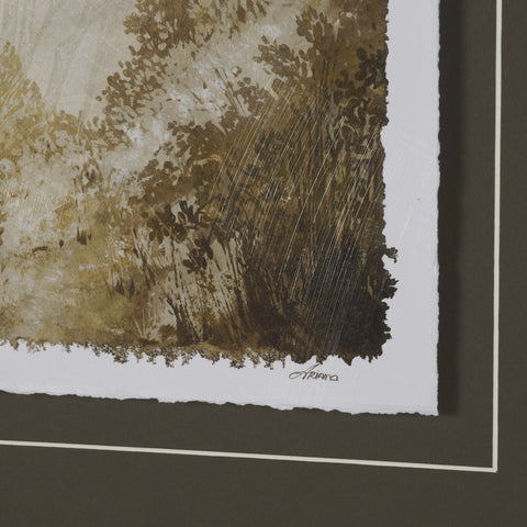 Timeless Vista Hand Embelished Textured Framed Artwork