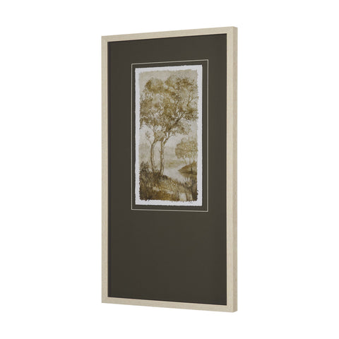 Timeless Vista Hand Embelished Textured Framed Artwork