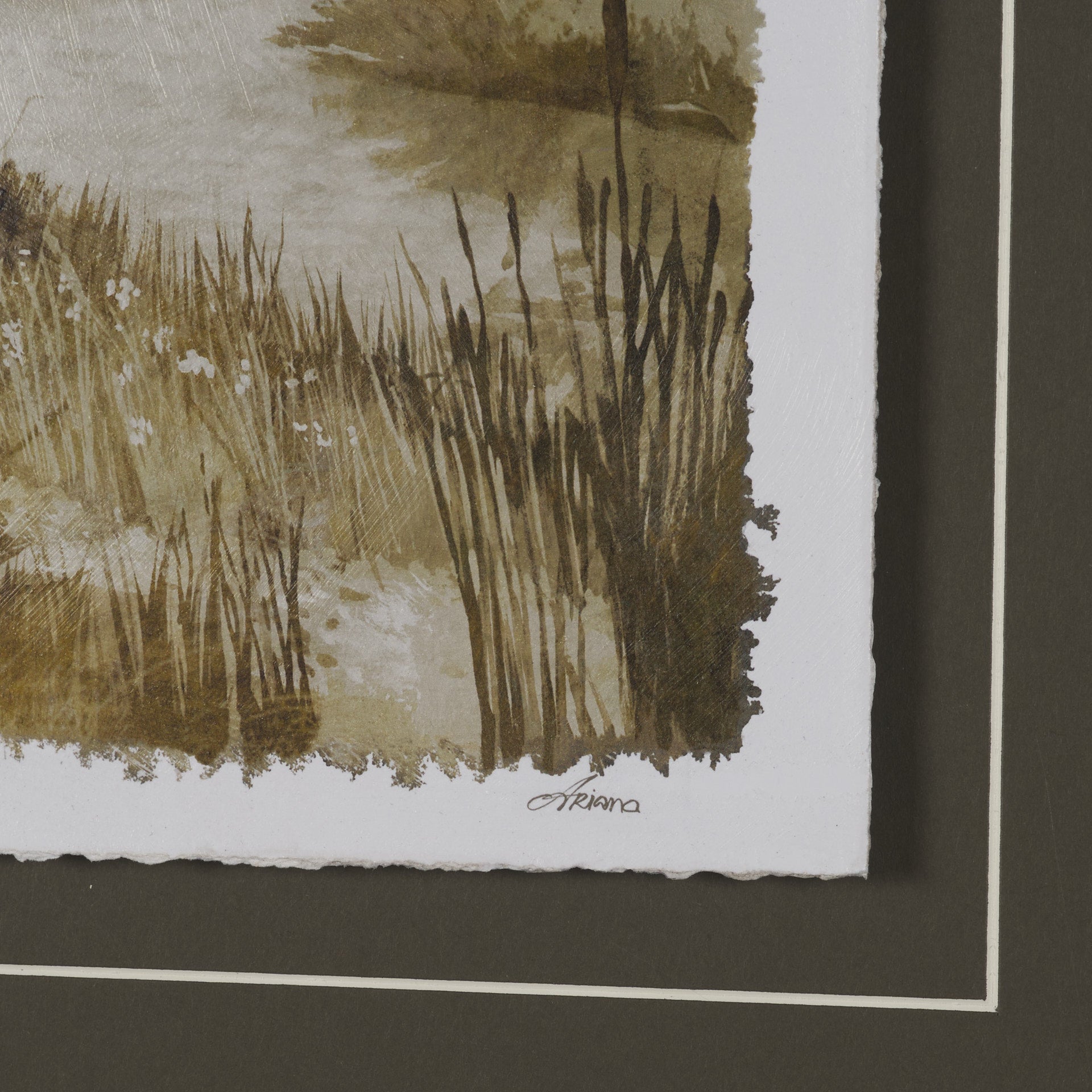 Timeless Vista Hand Embelished Textured Framed Artwork