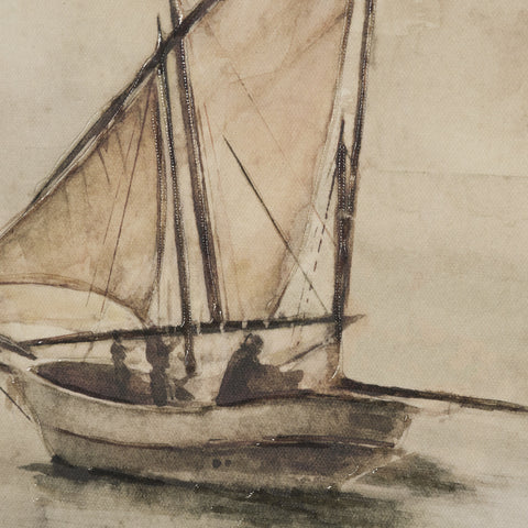 Timeless Voyage (Set of 2) Hand Embelished Framed Artwork