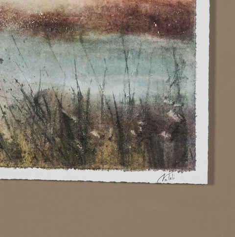 Shoreline Beauty Hand Embelished Framed Artwork