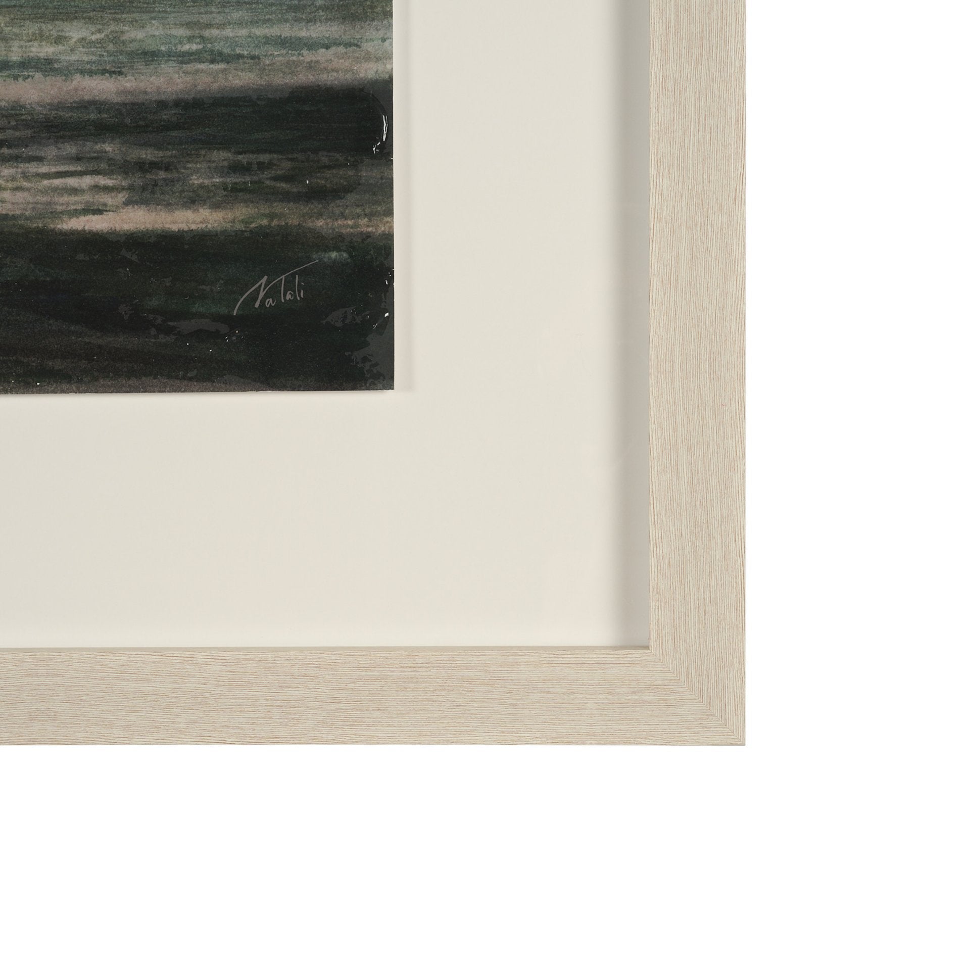 Coastal Splendor Hand Embelished Framed Artwork