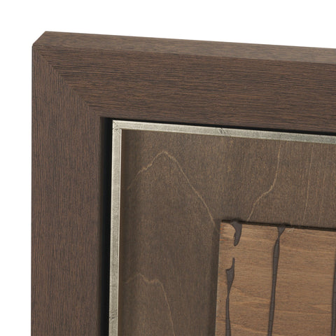 Timber Mosaic Handmade Original Framed Artwork Matted