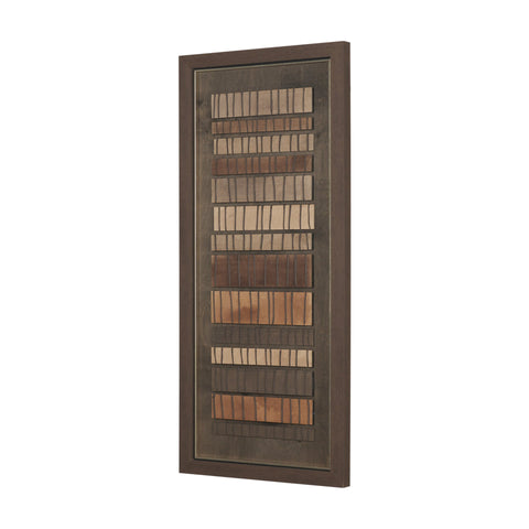 Timber Mosaic Handmade Original Framed Artwork Matted