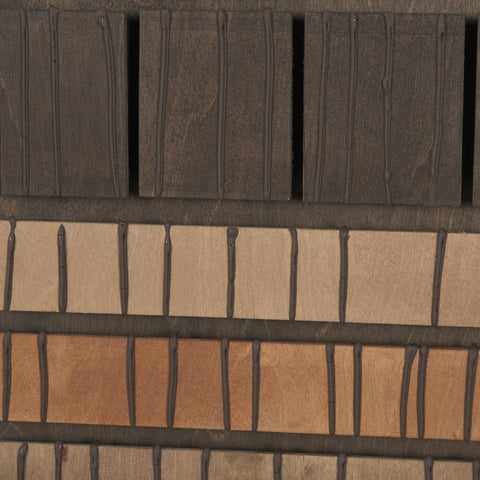 Timber Mosaic Handmade Original Framed Artwork Matted