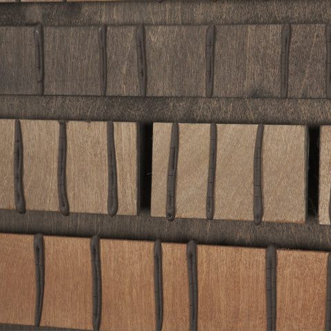 Timber Mosaic Handmade Original Framed Artwork Matted