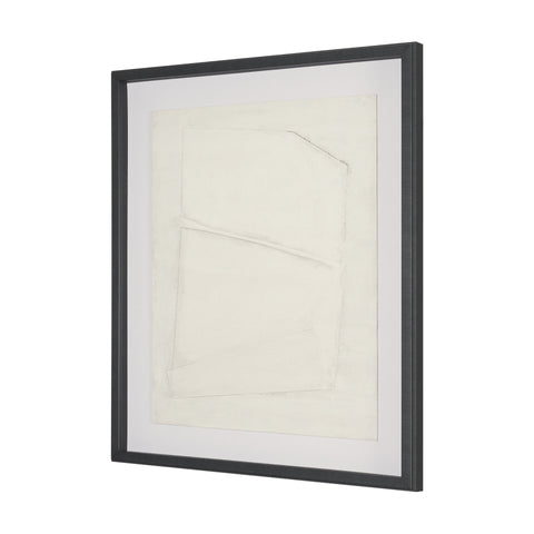 Linen Folds Handmade Original Framed Artwork