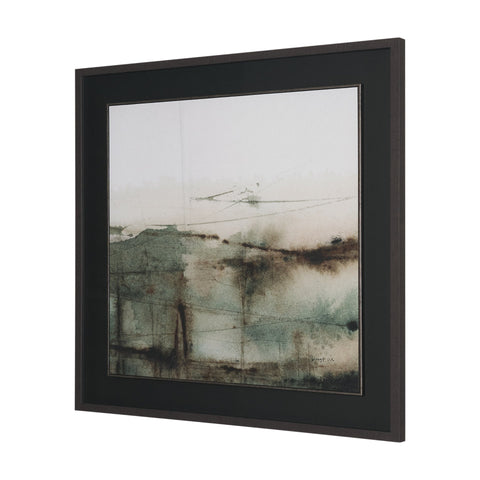 Watercolor Dreamscape Hand Embelished Framed Artwork