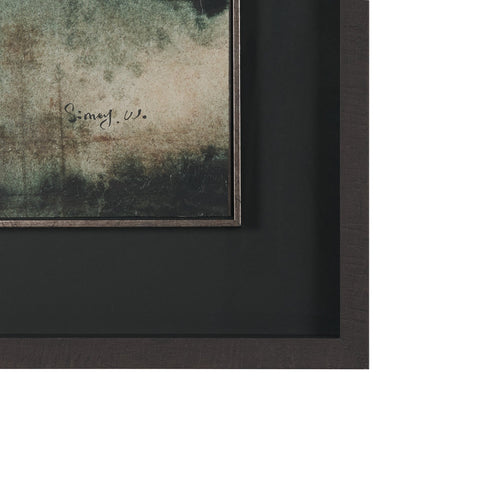 Watercolor Dreamscape Hand Embelished Framed Artwork