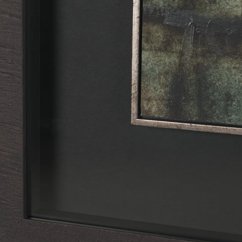 Watercolor Dreamscape Hand Embelished Framed Artwork