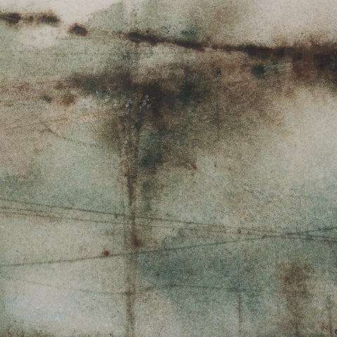 Watercolor Dreamscape Hand Embelished Framed Artwork