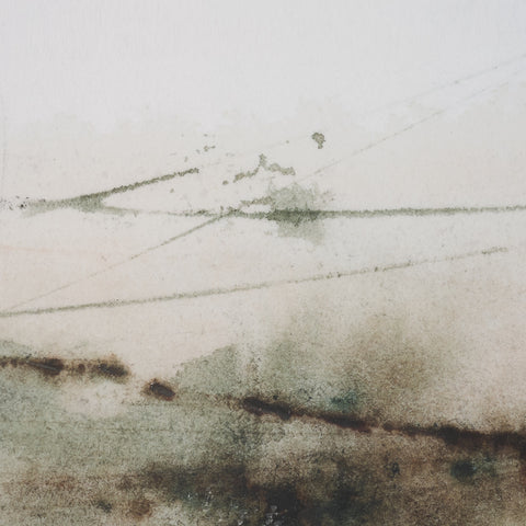 Watercolor Dreamscape Hand Embelished Framed Artwork