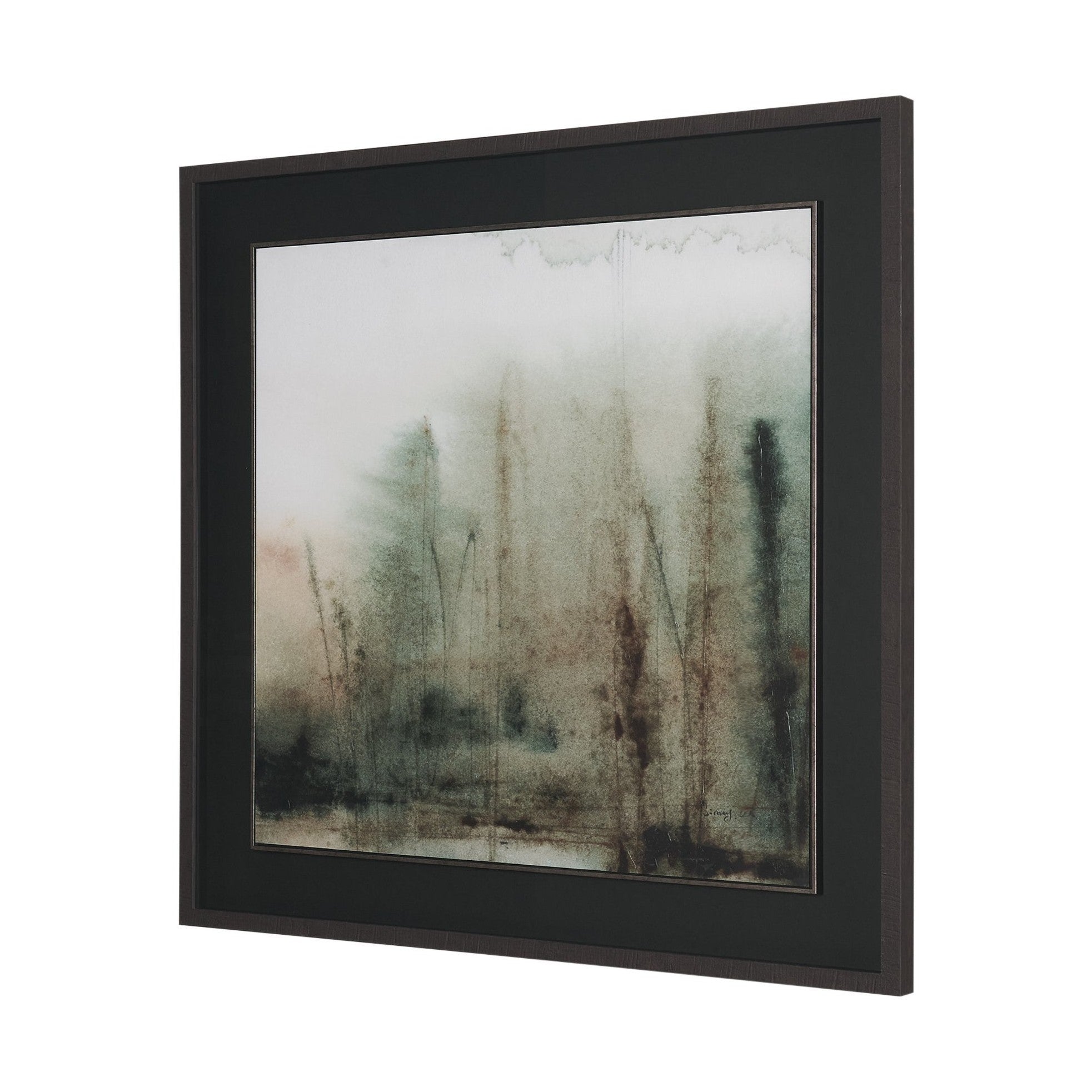 Watercolor Dreamscape Hand Embelished Framed Artwork
