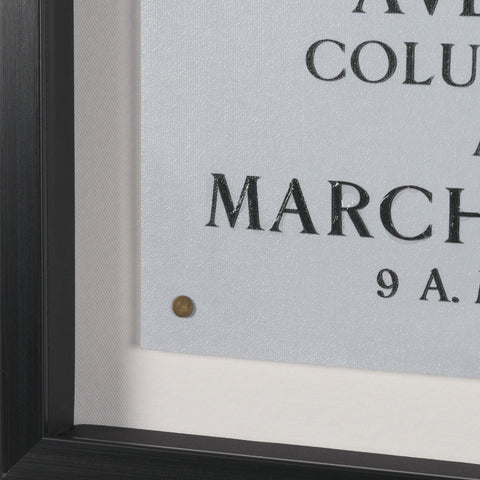 Ephemera Sculpture Text Frame Artwork