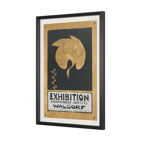 Ephemera Exhibition Text Frame Artwork