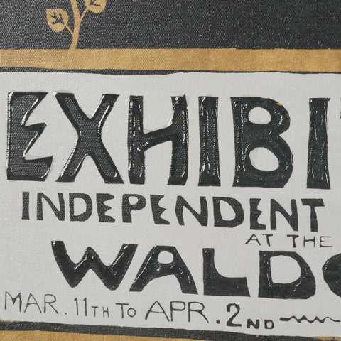 Ephemera Exhibition Text Frame Artwork