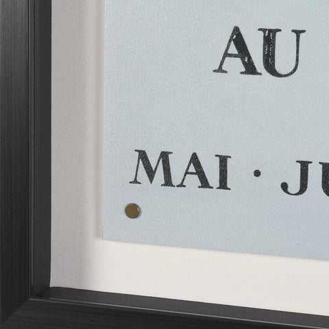 Ephemera L'Art Text Frame Artwork