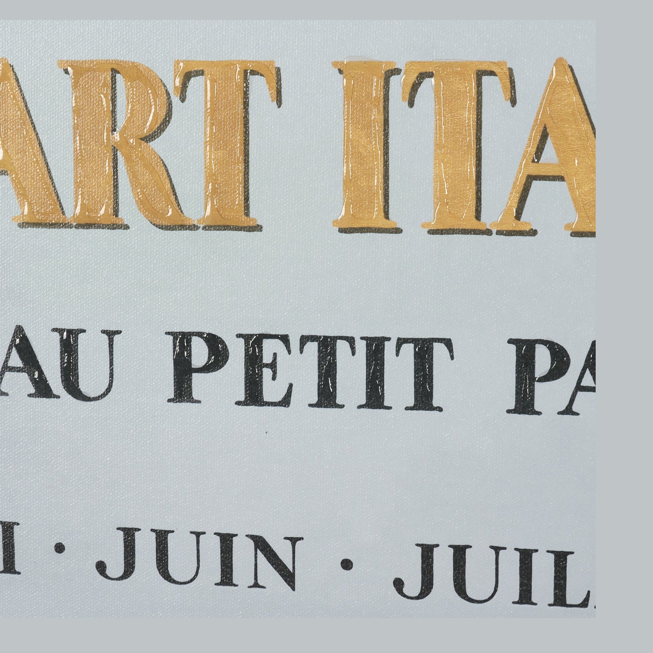 Ephemera L'Art Text Frame Artwork
