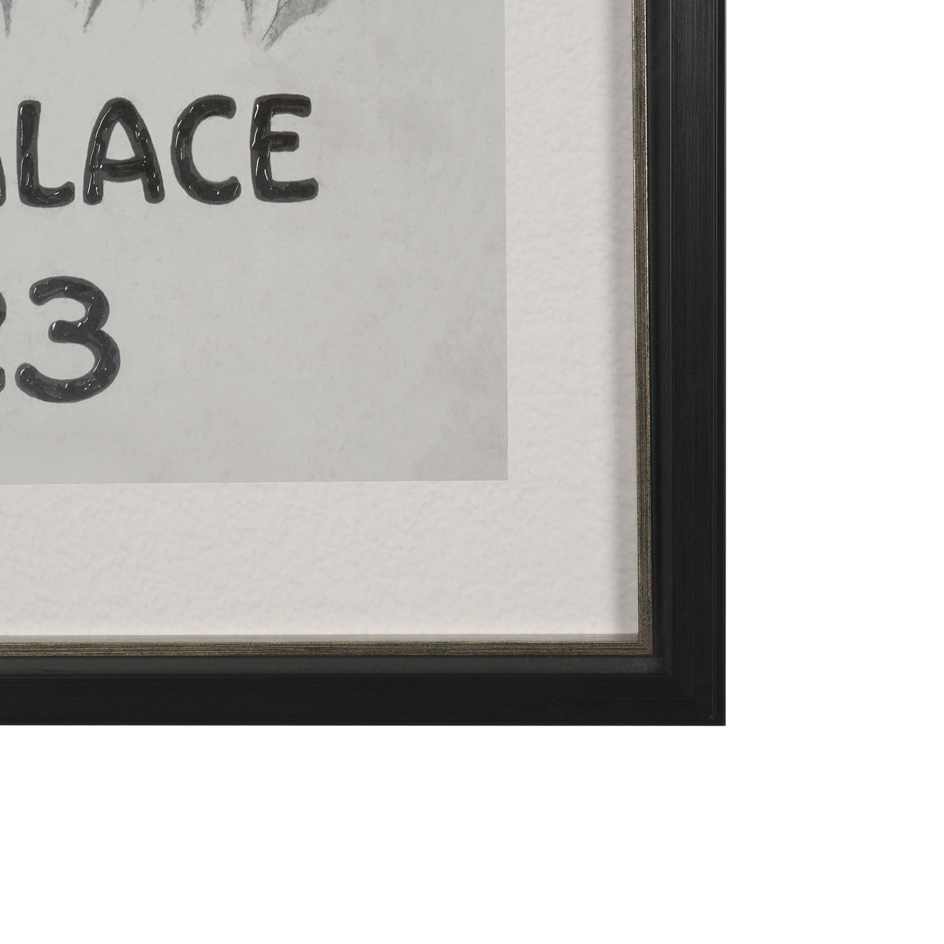 Ephemera Flower Show Text Frame Artwork