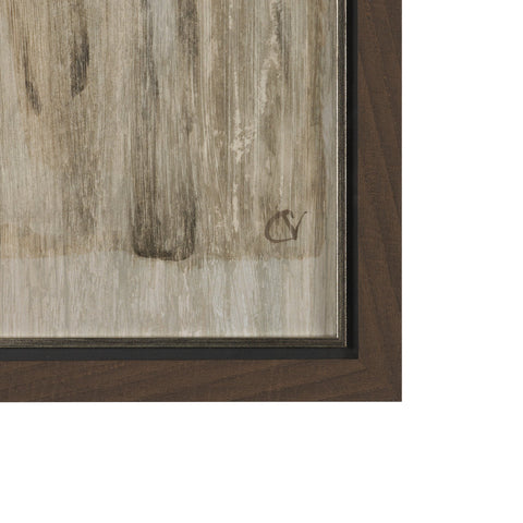 Side by Side Framed Artwork Matted under Glass