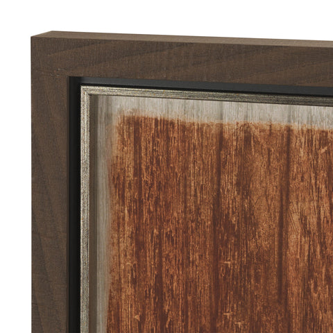 Side by Side Framed Artwork Matted under Glass