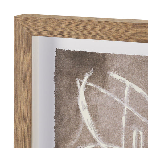 Obscure Framed Artwork Matted under Glass