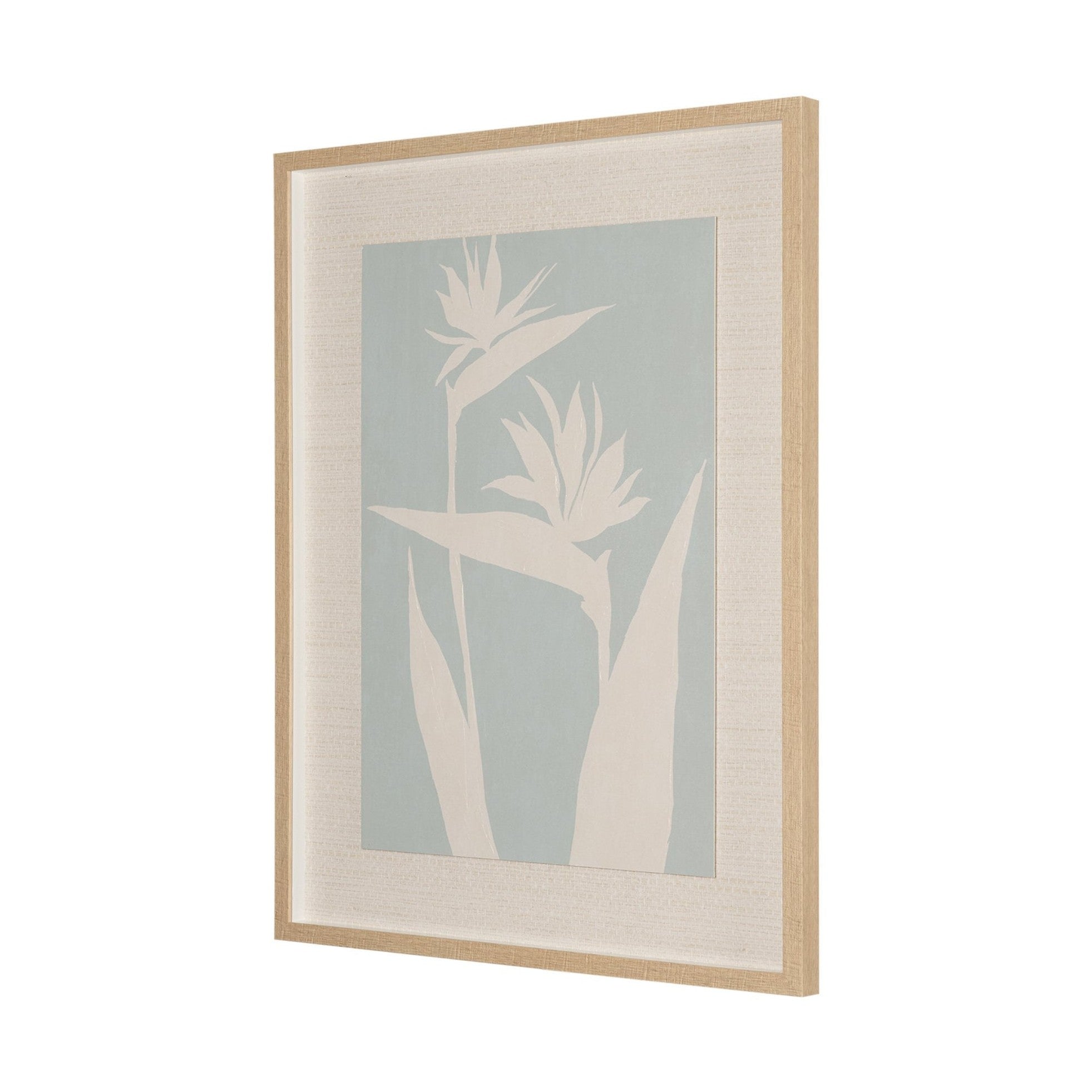 Verdant Silhouettes Framed Artwork Matted under Glass