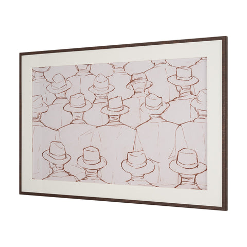 Hats Hand Embelished Framed Artwork