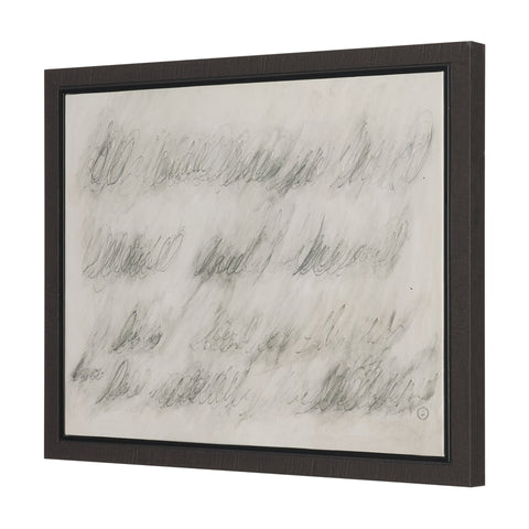 Message Hand Embelished Textured Framed Canvas Artwork
