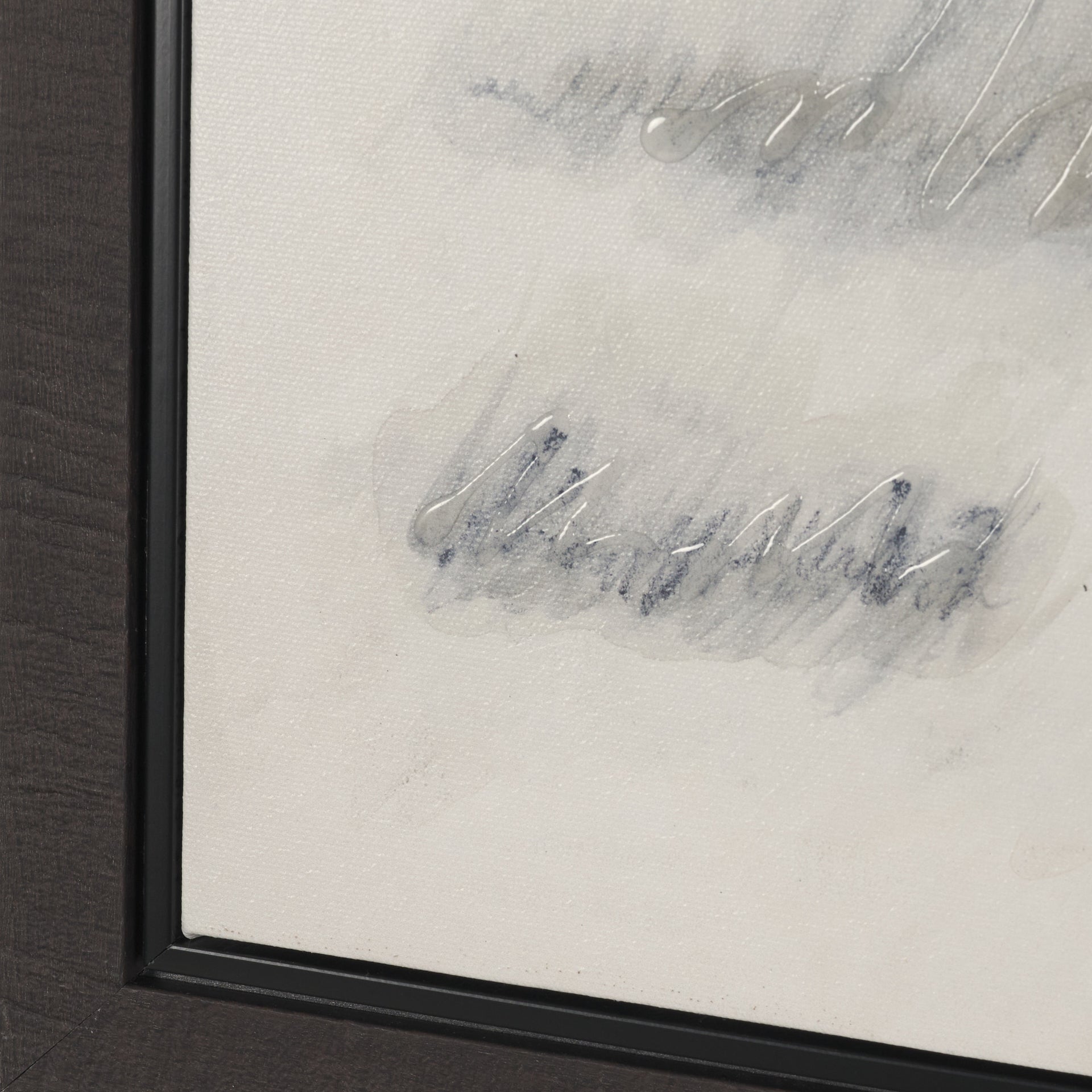 Message Hand Embelished Textured Framed Canvas Artwork