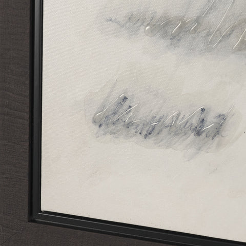 Message Hand Embelished Textured Framed Canvas Artwork