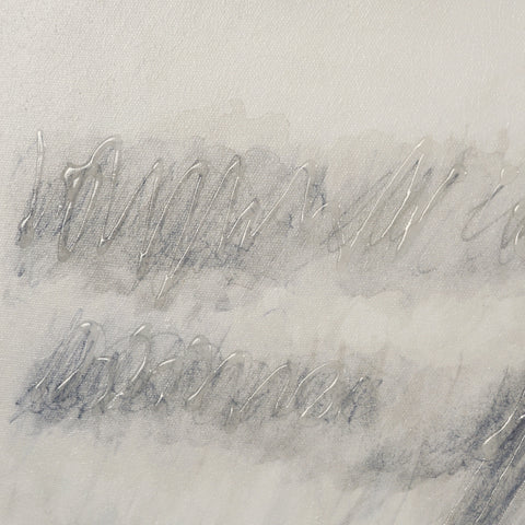 Message Hand Embelished Textured Framed Canvas Artwork