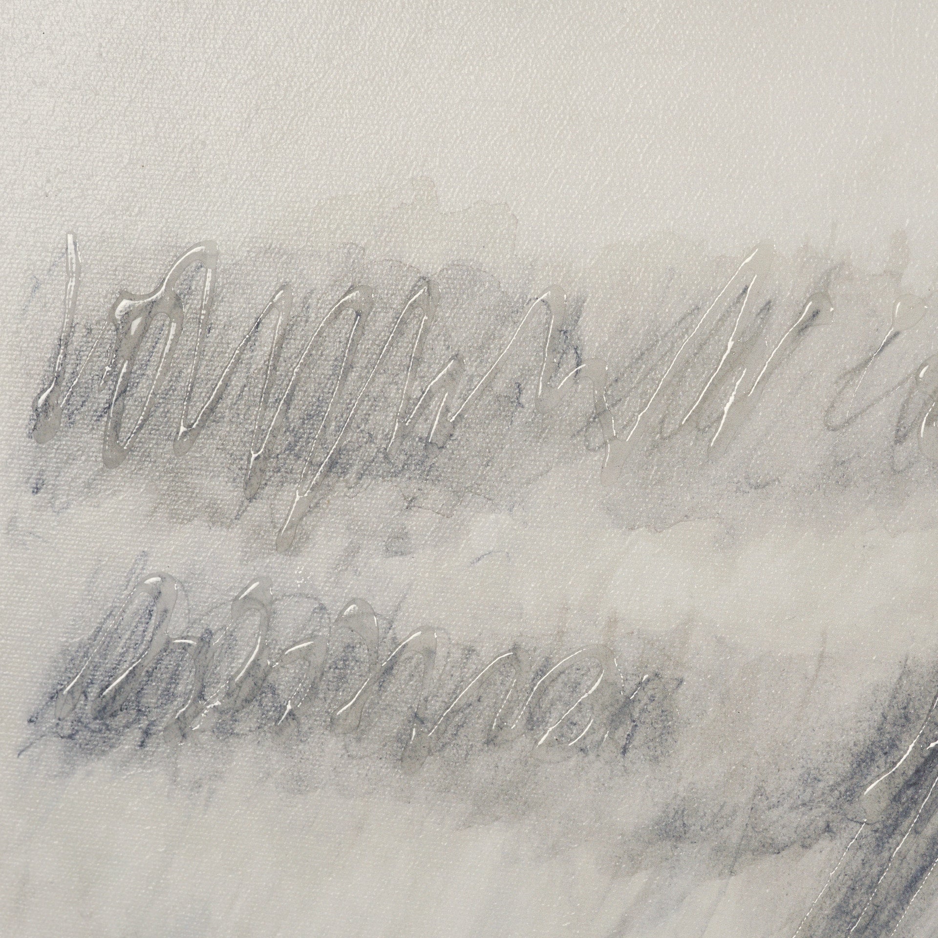 Message Hand Embelished Textured Framed Canvas Artwork