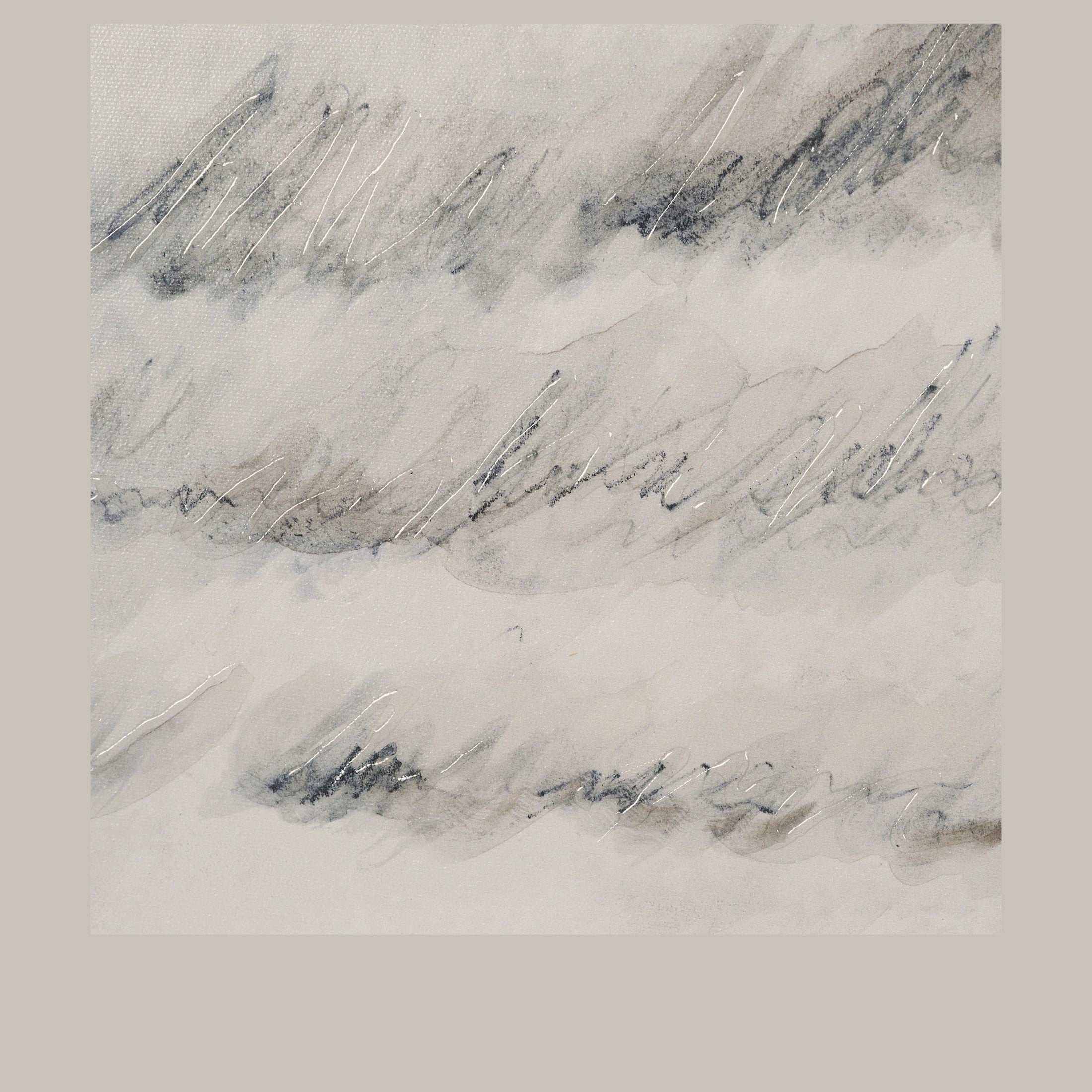 Message Hand Embelished Textured Framed Canvas Artwork