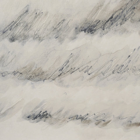 Message Hand Embelished Textured Framed Canvas Artwork