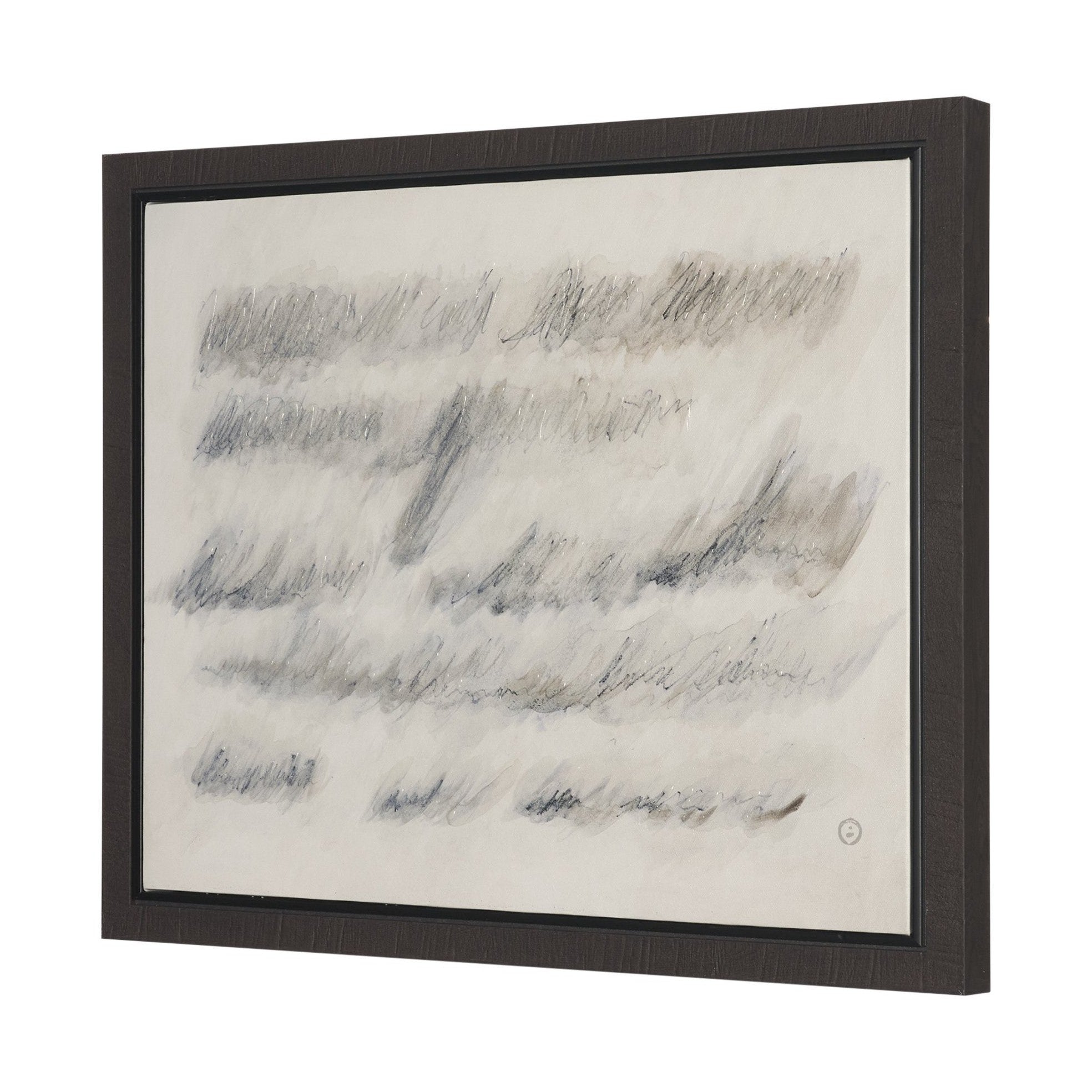 Message Hand Embelished Textured Framed Canvas Artwork
