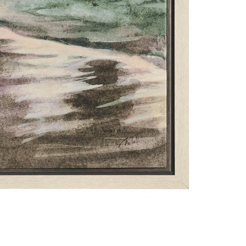 Beach View Framed Canvas Artwork