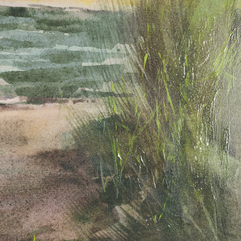 Beach View Framed Canvas Artwork