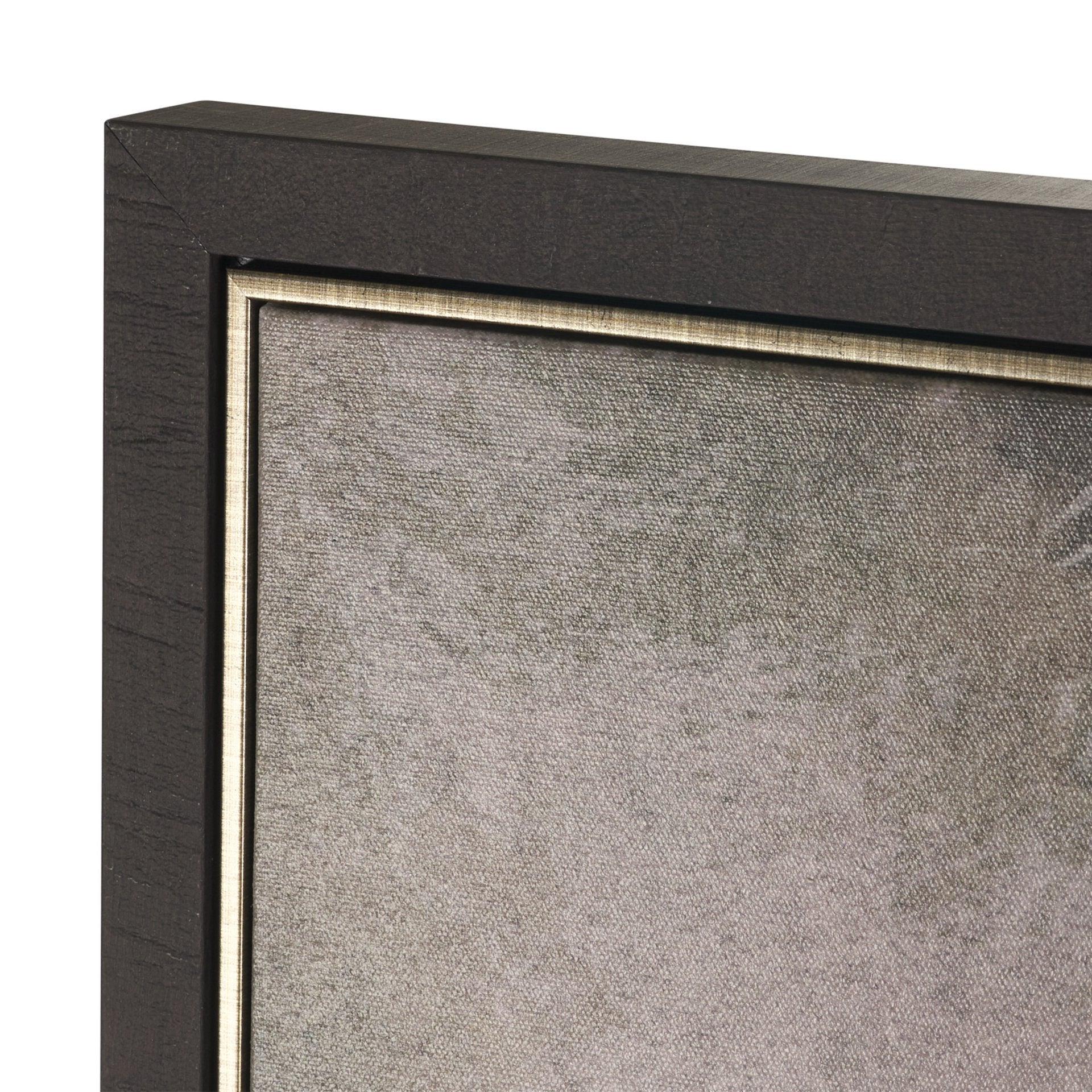 Silent Forest Textured Framed Canvas Artwork