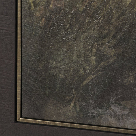 Silent Forest Textured Framed Canvas Artwork