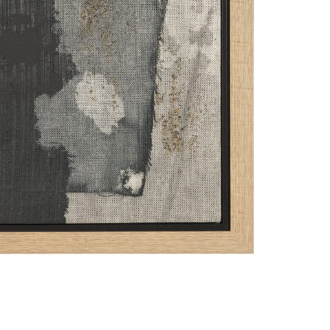 Textural Echo Framed Canvas Artwork