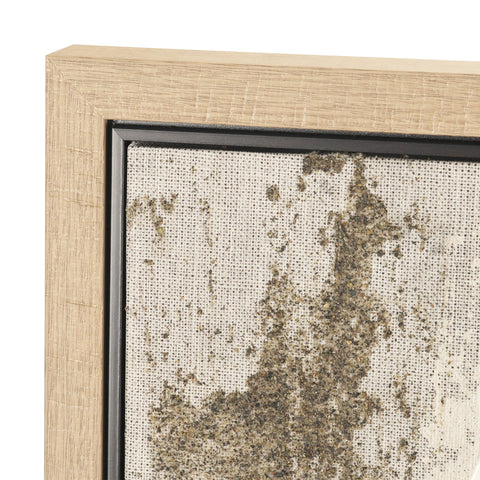 Textural Echo Framed Canvas Artwork