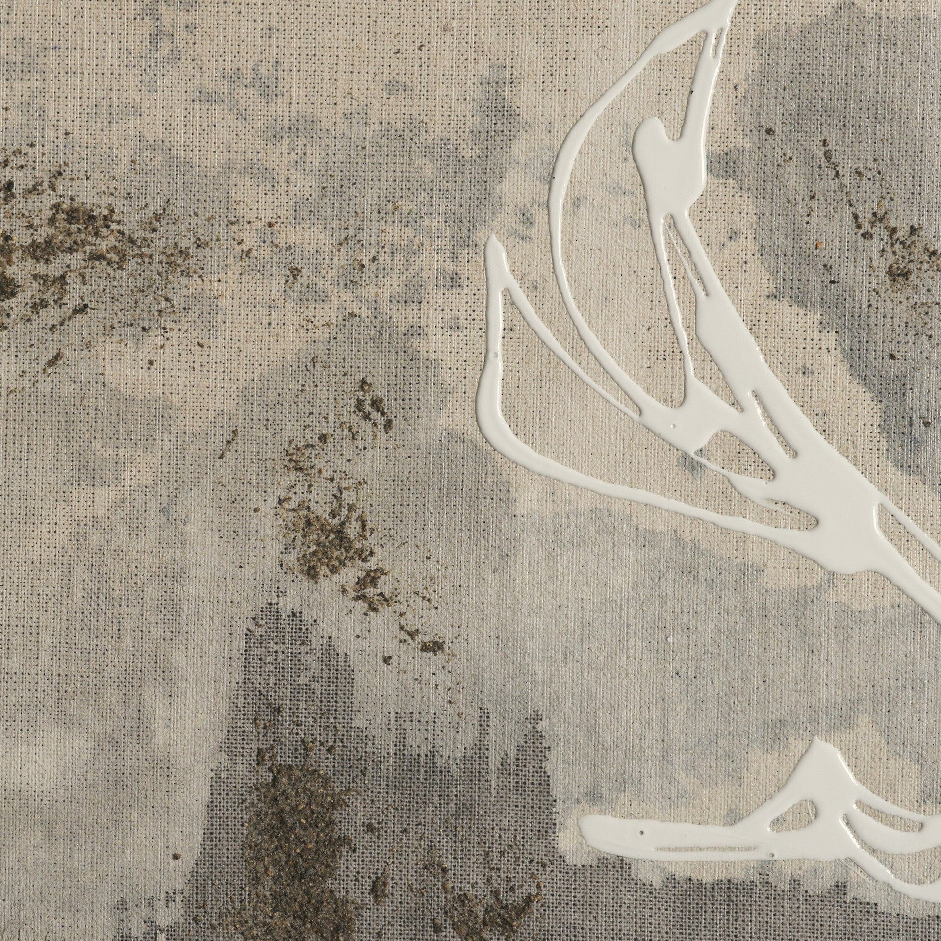 Textural Echo Framed Canvas Artwork