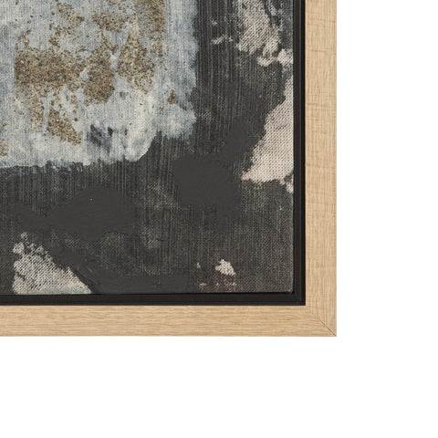 Textural Echo Framed Canvas Artwork