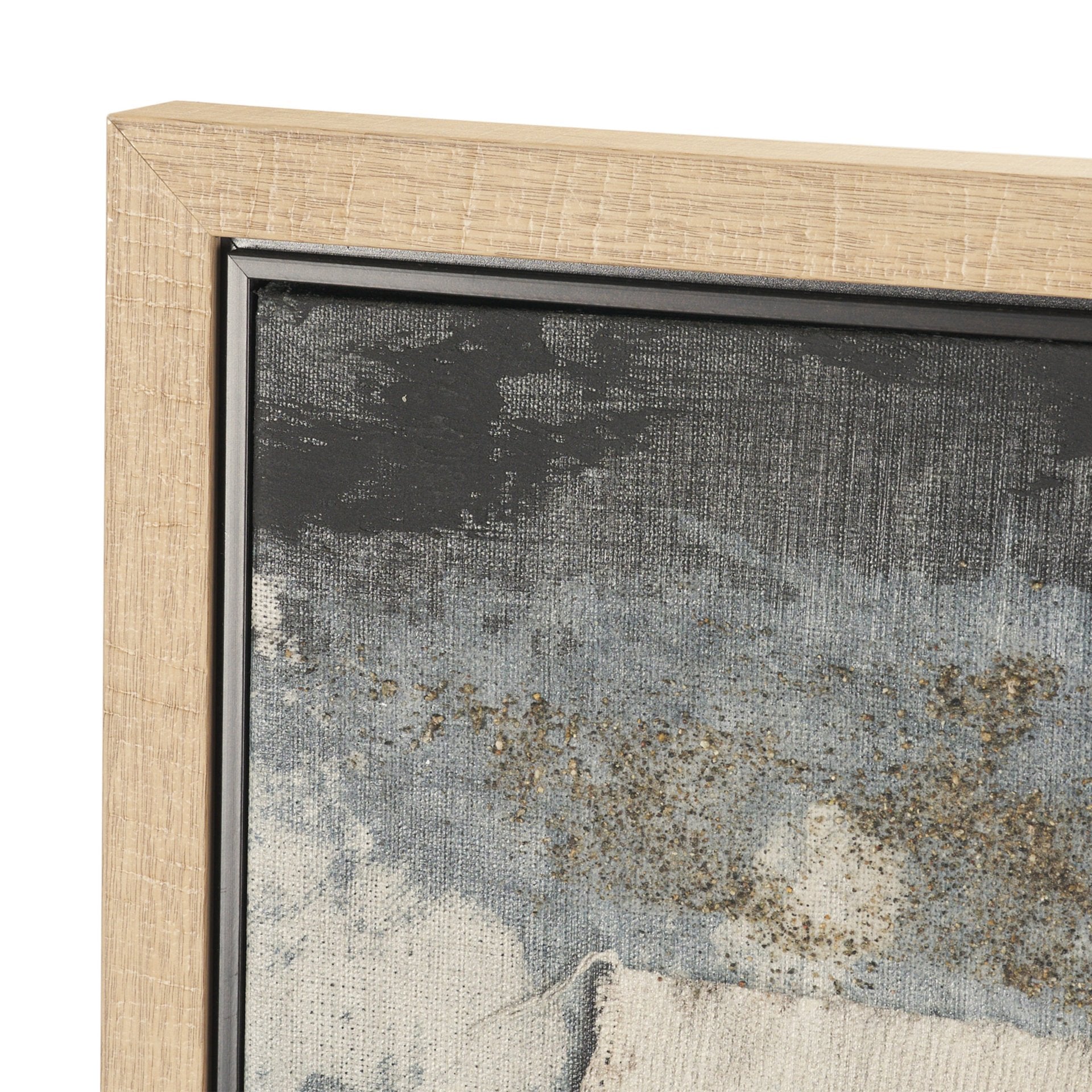 Textural Echo Framed Canvas Artwork