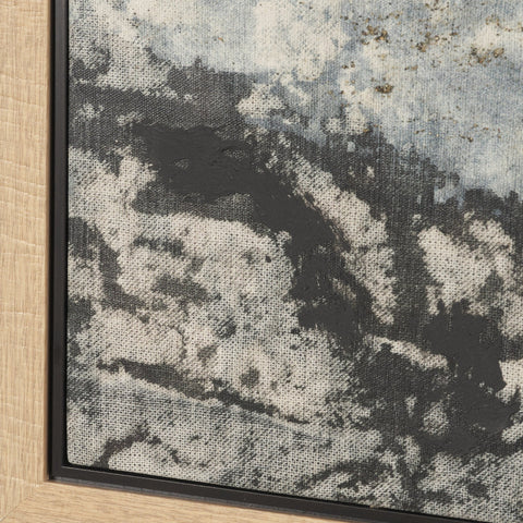 Textural Echo Framed Canvas Artwork