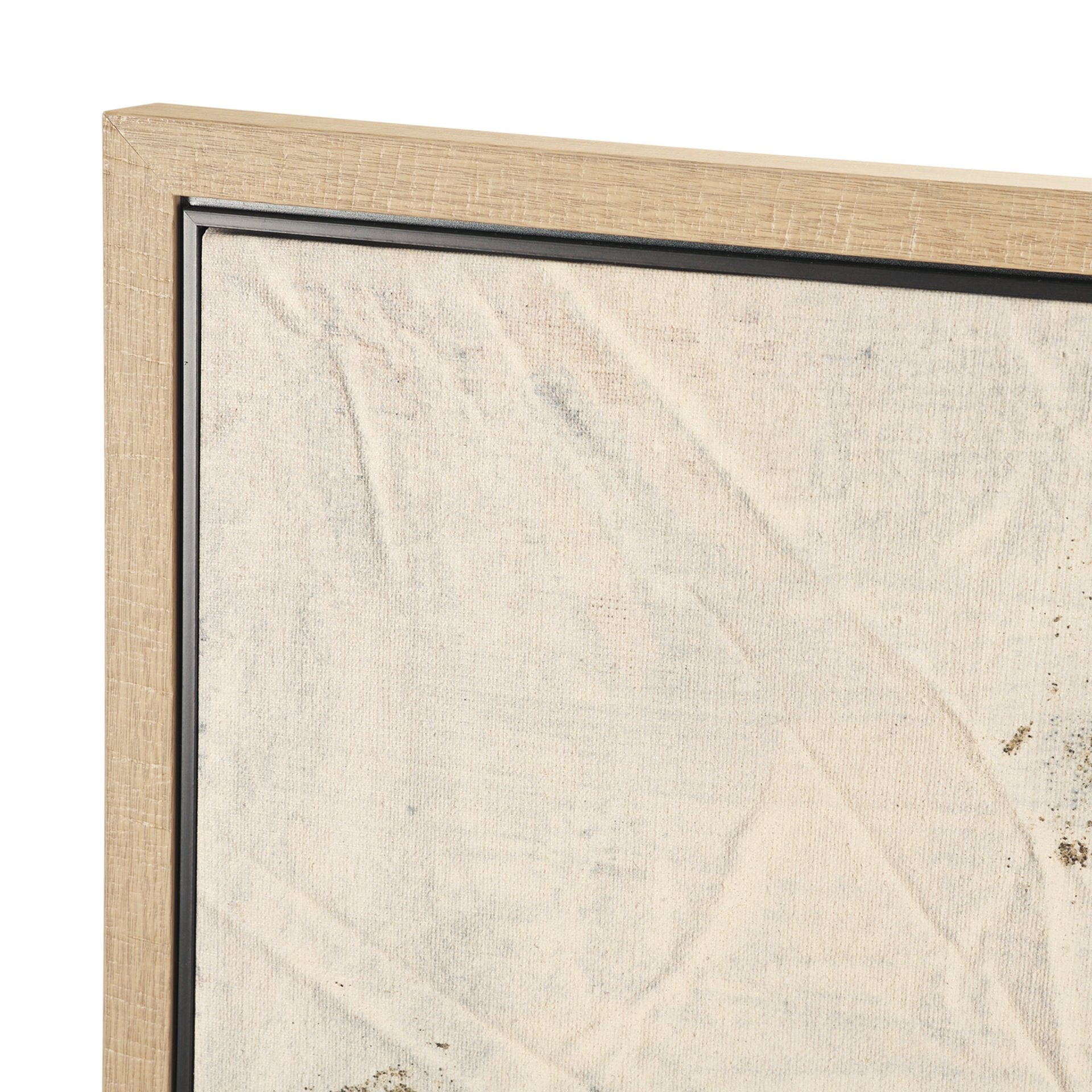Textural Echo Framed Canvas Artwork