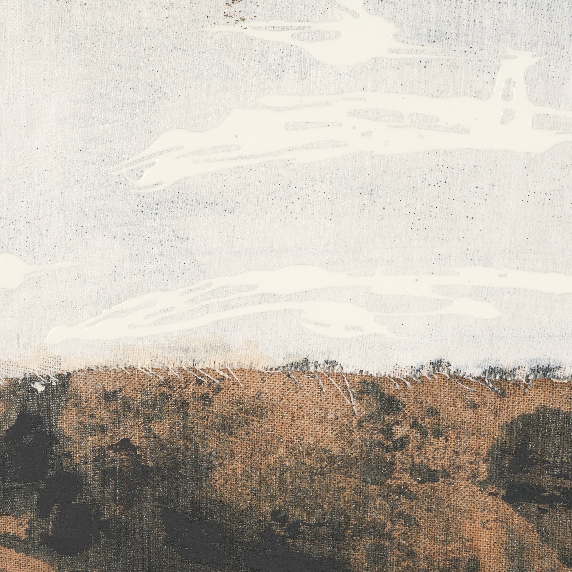 Textural Echo Framed Canvas Artwork